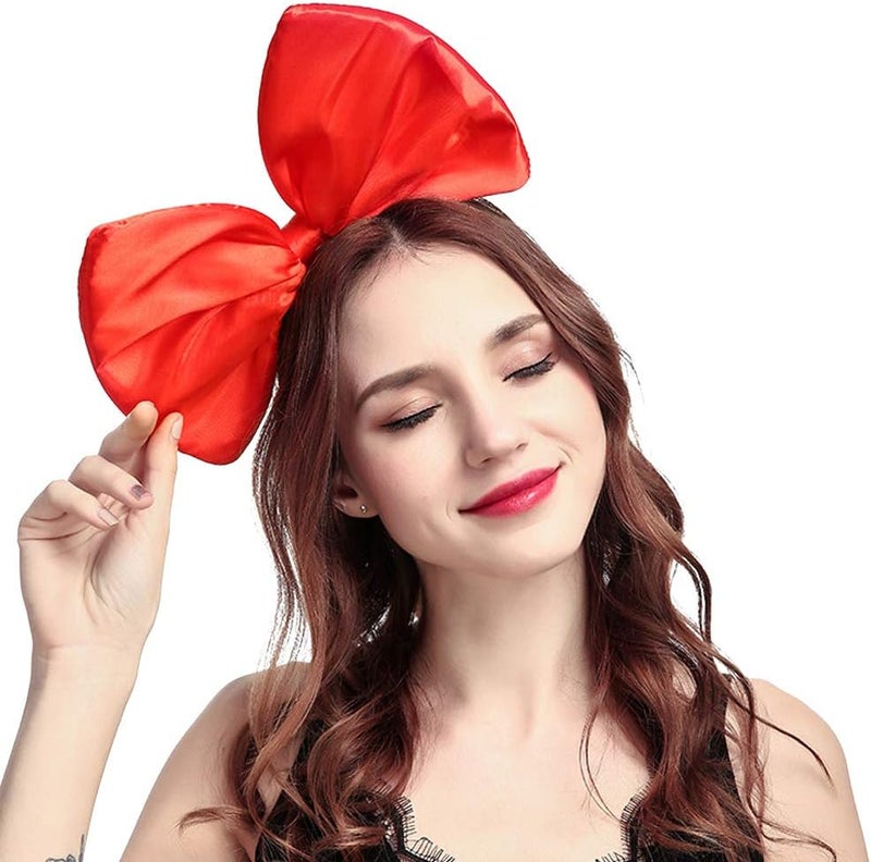 BUTITNOW BUYITNOW Women Huge Bow Headband Cute Bowknot Hair Hoop for Halloween Cosplay - Image 1